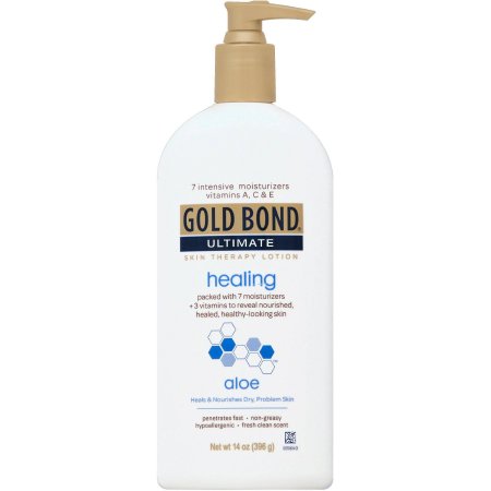 Gold Bond Healing with Aloe Moisturizer, 14oz Pump Bottle, Each
