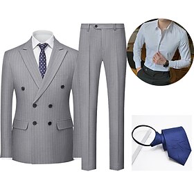 Rétro Vintage Les rugissantes années 20 1920s Tenue Tailleurs et Vestons Gatsby le magnifique Gentilhomme Homme Mascarade Soirée Soirée  Evénement Manteau