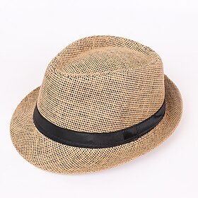 Rétro Vintage Les rugissantes années 20 1920s Panama Gatsby le magnifique Peaky Blinders Homme Femme Mascarade Fête - Soirée Chapeau